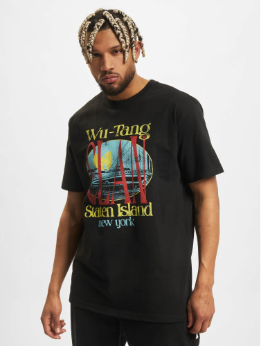 Mister Tee Upscale / t-shirt Wu Tang Staten Island Oversize in zwart