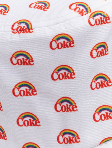 Merchcode / hoed Coca Cola Pride Rainbow in wit