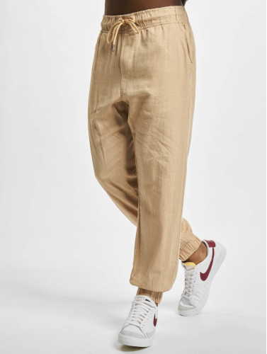 Denim Project / joggingbroek Linen Sweat in beige