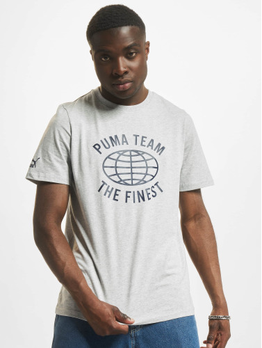 Puma / t-shirt Team Graphic II in grijs