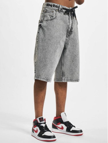 Thug Life / shorts Denim in grijs