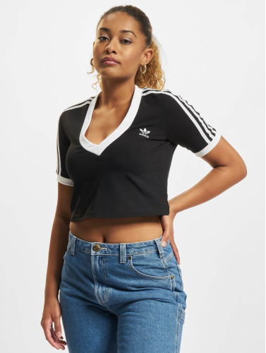 adidas Originals / t-shirt Cropped in zwart