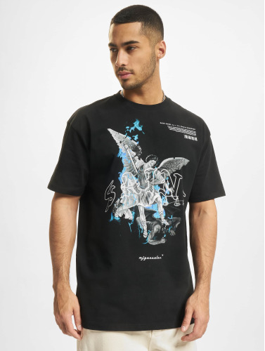 MJ Gonzales / t-shirt Heavy Oversized 2.0 ''Saint V.1'' /Blue Xxl in zwart