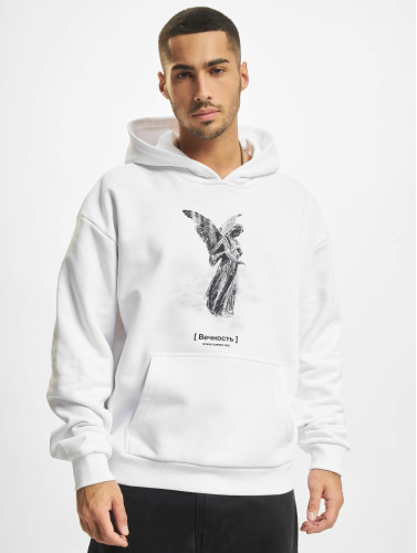 MJ Gonzales / Hoody Heavy Oversized Essentials V.4 ''Angel'' in wit