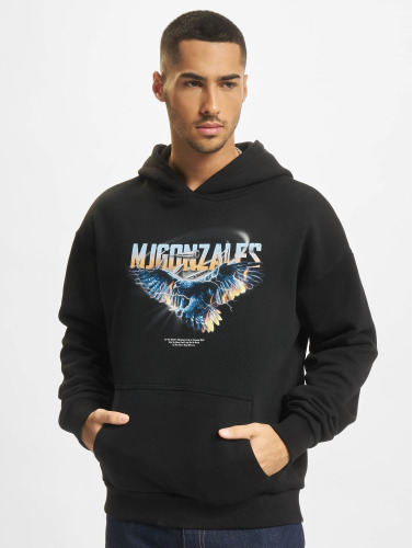 MJ Gonzales / Hoody Heavy Oversized Essentials V.4 ''Eagle V.2'' in zwart