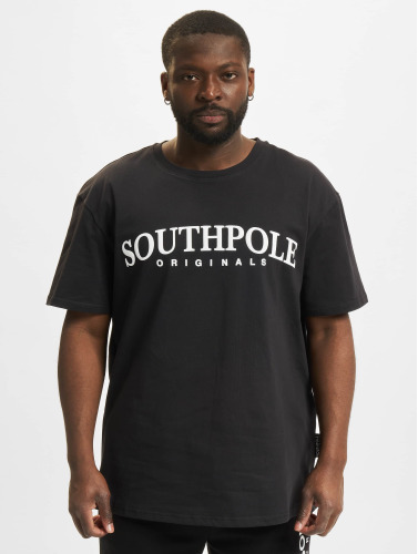 Southpole / t-shirt Puffer Print in zwart