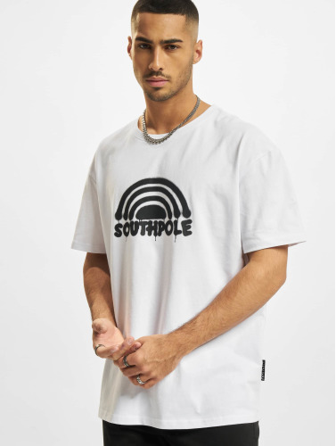 Southpole / t-shirt Spray Logo in wit