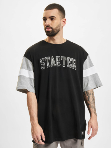 Starter / t-shirt Throwback in zwart