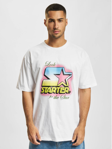 Starter Black Label Heren Tshirt -L- Fresh Logo Wit
