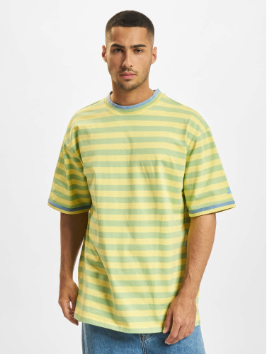 Starter Heren Tshirt -XXL- Fresh Stripes Groen/Geel