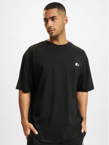 Starter Black Label Heren Tshirt -XL- Essential Oversize Tee black Zwart