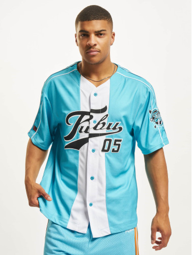 Fubu / overhemd Block Baseball Jersey in turquois