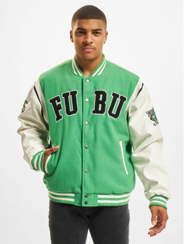 Fubu / Baseball jack College Fake in groen