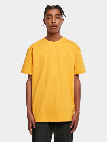 Urban Classics Heren Tshirt -XXL- Heavy Oversized Geel