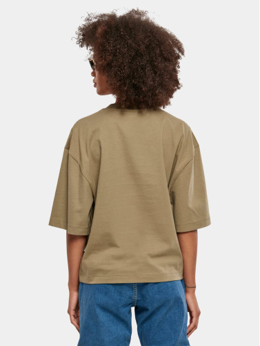 Urban Classics / t-shirt Ladies Organic Oversized in khaki