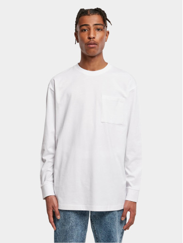 Urban Classics Longsleeve shirt -5XL- Heavy Oversized Pocket Wit