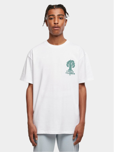 Urban Classics Heren Tshirt -4XL- Organic Tree Logo Wit