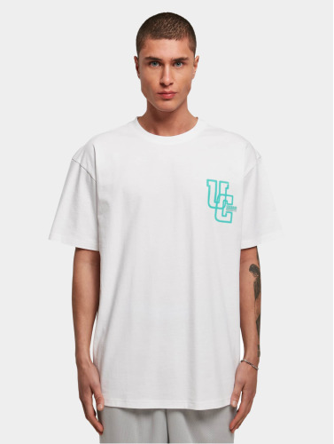Urban Classics Heren Tshirt -L- Glow Logo Wit