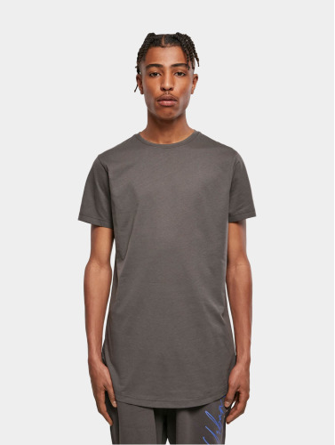 Urban Classics Heren Tshirt -3XL- Shaped Long Grijs