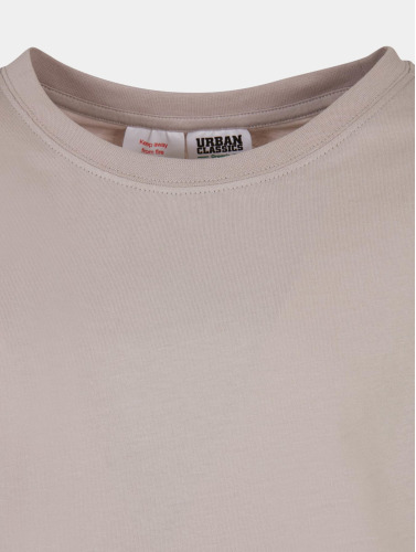 Urban Classics Kinder Tshirt -Kids 146/152- Organic Extended Shoulder Grijs