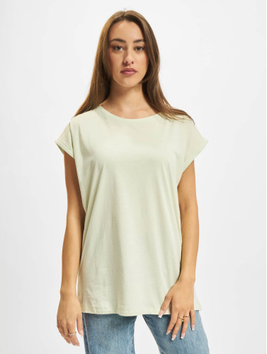 Urban Classics / t-shirt Ladies Extended Shoulder in groen
