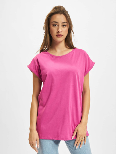 Urban Classics Dames Tshirt -XL- Extended Shoulder Paars