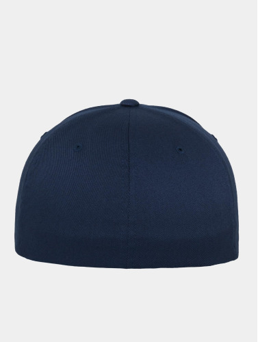 Flexfit / Flexfitted Cap Wooly Combed in blauw
