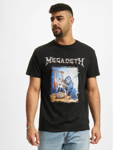 Merchcode / t-shirt Megadeath Countdown Hourglass Vintage in zwart