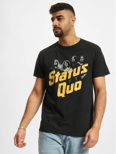 Merchcode / t-shirt Status Quo Vintage in zwart
