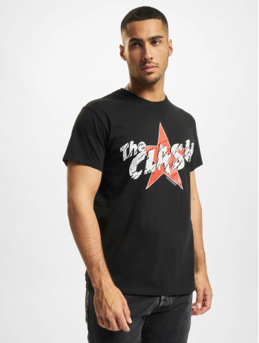 Merchcode / t-shirt The Clash Star Logo Art in zwart