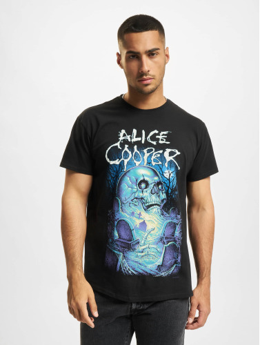 Merchcode / t-shirt Alice Cooper Graveyard in zwart