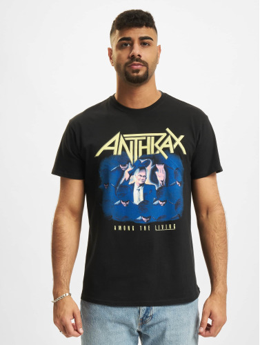 Merchcode / t-shirt Anthrax Among The Living Follow Me in zwart
