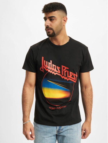 Merchcode / t-shirt Judas Priest Point Of Entry Anniversary in zwart