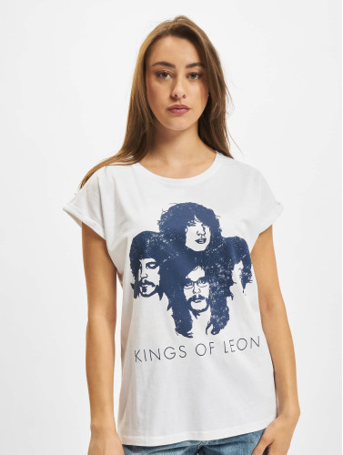 Merchcode / t-shirt Ladies Kings Of Leon Silhouette in wit