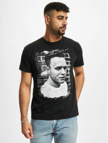 Merchcode / t-shirt Olly Murs Lyrics in zwart