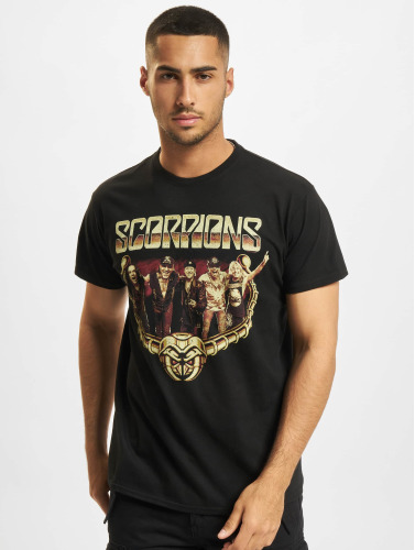 Merchcode / t-shirt Scorpions in zwart