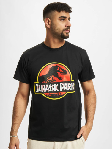 Merchcode Jurassic Park Heren Tshirt -M- Logo Zwart