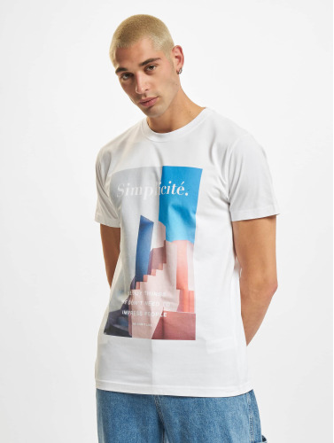 Mister Tee / t-shirt Simplicite in wit