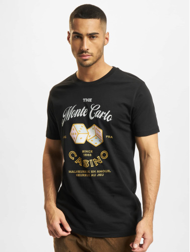 Mister Tee / t-shirt Monte Carlo in zwart