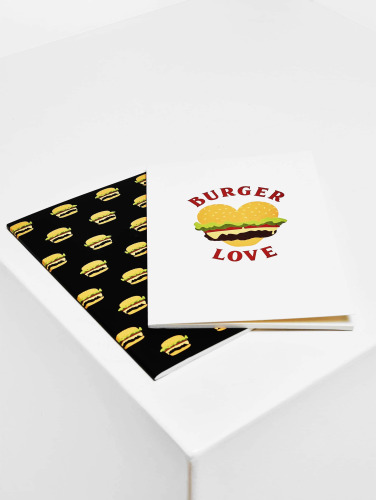 Mister Tee / Overige Burger Love Exercise Book 2-Pack in wit