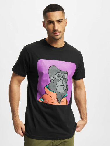 Mister Tee / t-shirt Bored Gorilla Multi in zwart
