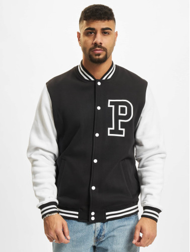 Urban Classics College jacket -XL- Pray Zwart/Wit