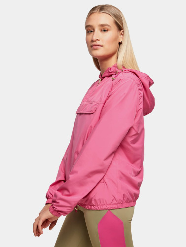 Urban Classics / Zomerjas Ladies Basic Pull Over in pink