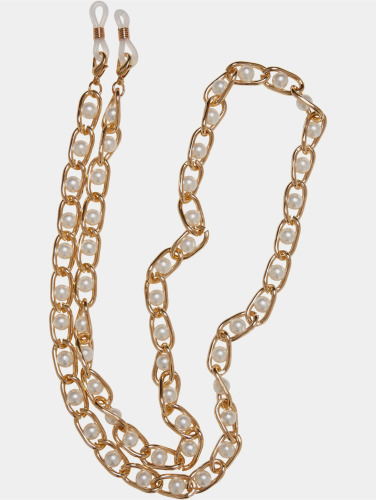 Urban Classics / Overige Multifunctional Chain With Pearls 2-Pack in goud