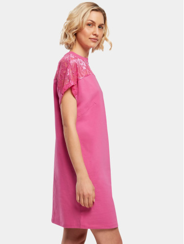 Urban Classics Korte jurk -XL- Lace Tee Paars