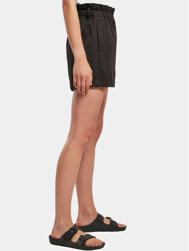 Urban Classics / shorts Ladies Paperbag in zwart