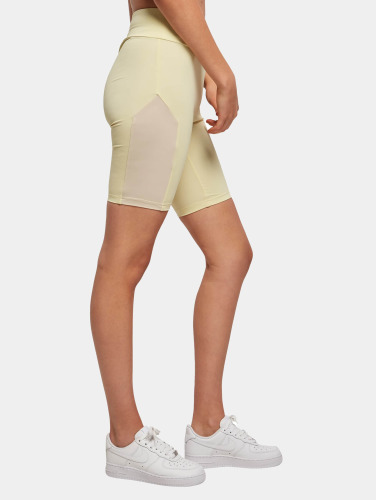 Urban Classics / shorts Color Block Cycle in geel