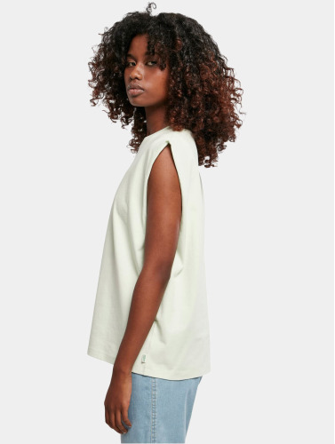 Urban Classics / top Ladies Organic Heavy Padded Shoulder in khaki