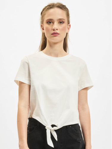 Only / t-shirt May Cropped Knot in wit