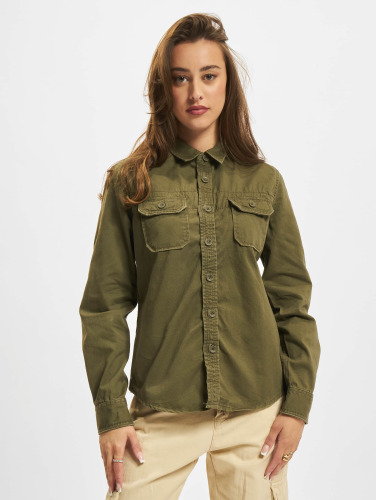 Brandit / overhemd Ladies Vintageshirt in olijfgroen